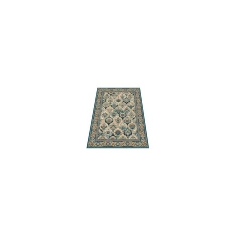 Tapis Agnella Forenza émeraude LAINE 100 % ISPAHAN 133x180 cm (1/3)