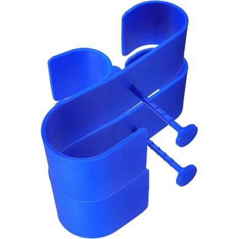 Crochet Porte-serviettes en Plastique 2pcs pour Salle de Bain et Piscine, Support, Design Moderne et Minimaliste pour Suspendre Serviettes et Outils de Jardin (1/5)