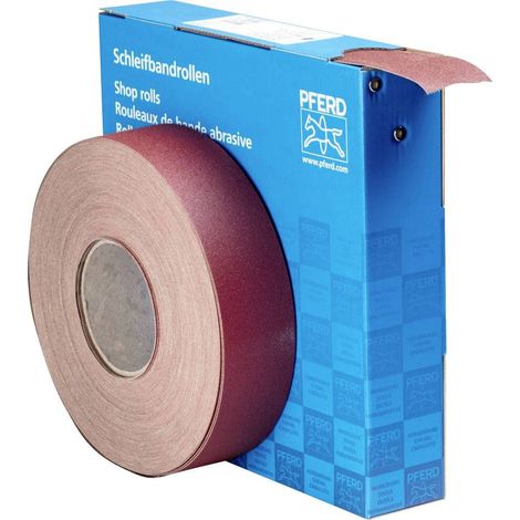 Abrasif en rouleau bande toile sbr largeur 50 mm longueur 50 m grain120 - 587782 PFERD - PFERD-RUGGEBERG-FRANCE (1/3)