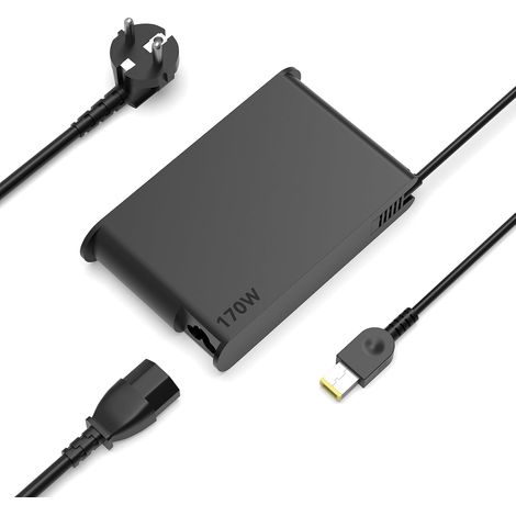 Chargeur 170 W pour Lenovo Legion Slim 5 5P S7 5i Yoga Pro 7 IdeaPad Pro 5 ThinkPad P50 P51 P52 P53 P70 P71 P72 P73 P16 P15 Legion Y7000 Y7000P Y9000K Y55 20 à 15 ans. R720 Y520 Y92 T440 W540 (1/5)