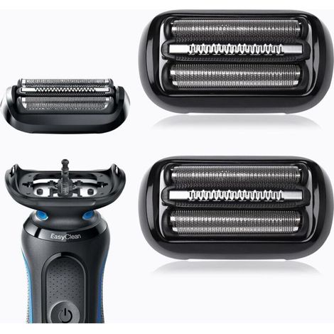 Ersatzscherköpfe 53B für Braun Series 5 und 6 – 2 Stück. Kompatibel mit 5020cs, 5018s, 5035s, 5049cs, 5050cs, 6020s und 6040cs.