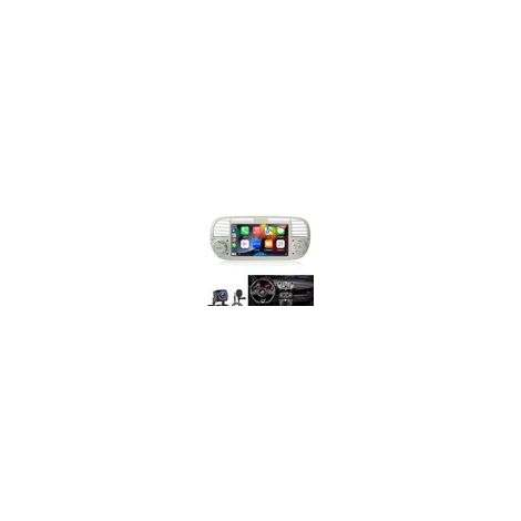 7 pouces Carplay Autoradio pour Fiat 500 2007-2015 Android 2+64G JUNSUN (1/5)