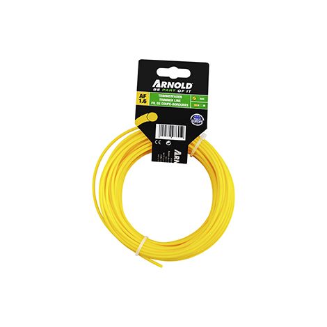 ARNOLD Fil de coupe-bordure rond en nylon 2,7 mm × 15 m