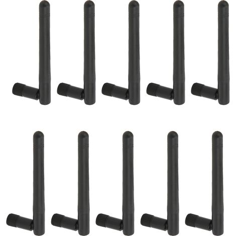 10 Stück SMA-Steckerantenne mit internem Stift, omnidirektional, hohe Verstärkung, verstellbar und drehbar, für den Außenbereich (1/5)