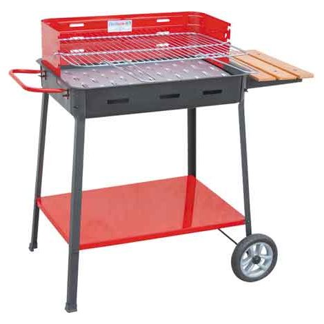 BARBECUE A CARBONELLA 'SUPERMAX' CON APPOGGIO cm 60x40x85h