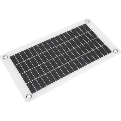 10-W-18-V-Solarzellenmodul, 12-V-Handyladegerät, halbflexibel, zwei USB-Gleichstromausgänge (1/5)