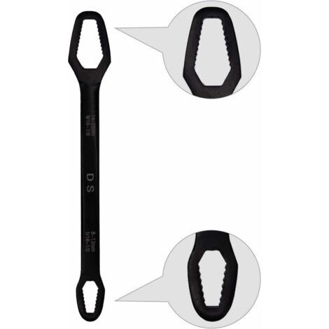 Clé à fourche universelle Clé polygonale auto-serrante Convient pour diverses vis et écrous de 8 à 22 mm (1/5)