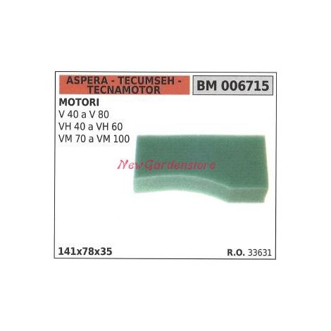 ASPERA-Luftfilter für Rasenmähermotor V 40-80 006715