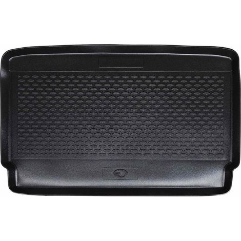 Trunk Mat Black suitable for Opel CORSA 2019- Rubber vidaXL