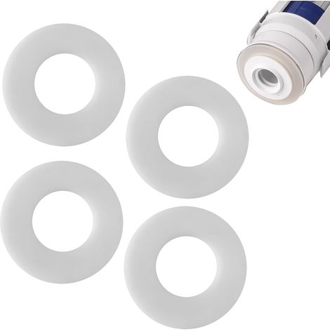 Lot de 4 Rondelle de Soupape de Chasse, Joint Geberit pour Chasse d'Eau WC Suspendu Pièce Rechange pour 816.418.00.1 pour une Réparation Efficace des Fuites (1/5)