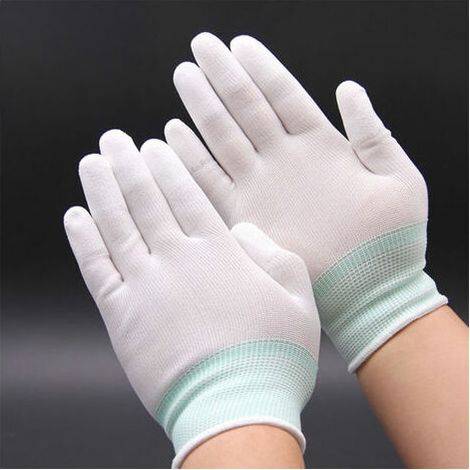 Filiyano-Paire n° 13 de gants de travail électroniques antistatiques ESD en polycarbonate et polyuréthane (PU), antidérapants, pour la protection (1/5)