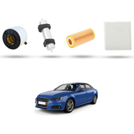 Kit Tagliando 4 filtri compatibile con Audi A4 (B9,8W) 50 tdi 210kw dal 2018 (1/5)
