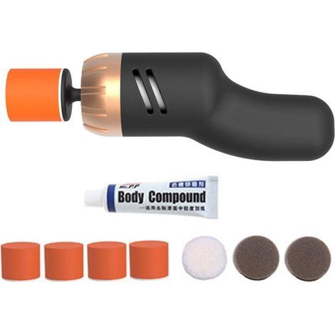 Machine de Polissage de Voiture 60W Mini Machine de Suppression de Rayures de Voiture Électrique Voiture Polisseuse Ponceuse Tampon Vitesse Variable Voiture Bateau Moto Polisseuse (1/5)
