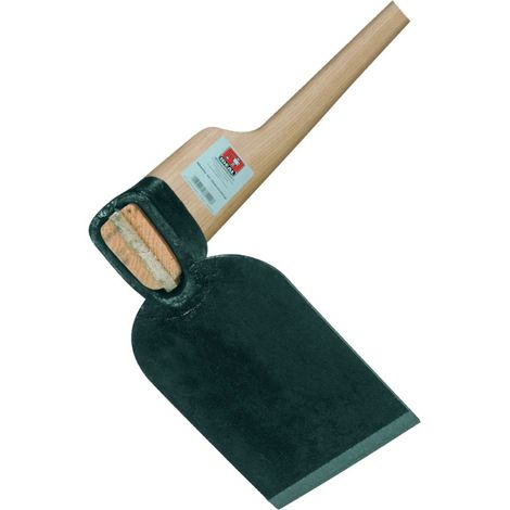 Kleinhacke Blattmaß 145x95x100mm geschmiedet,m.Eschenstiel G.1000g IDEAL