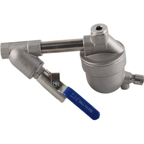 Purge automatique de compresseur d'air sans consommation, vanne de purge pneumatique en acier inoxydable pour réservoir de gaz YA S6 avec filtre (1/5)