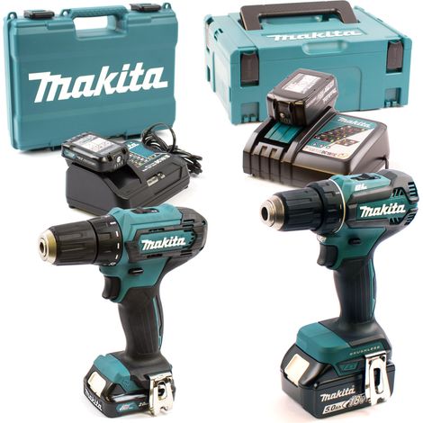 Set di trapano Makita 2 generazioni 18V DDF485RTJ + 12V DF333DSAE (1/2)