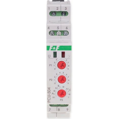 Relais temporisé PCU-504UNI - 2x4A - 12-264V AC/DC - Automatisation fiable - Fonction maintien (1/5)