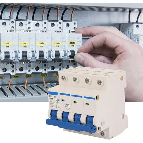 Disjoncteur différentiel miniature DZ47‑63 4P 32A 400V (1/5)