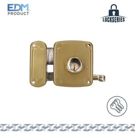 Linkes Schloss 80 mm, 3 Schlüssel inklusive EDM