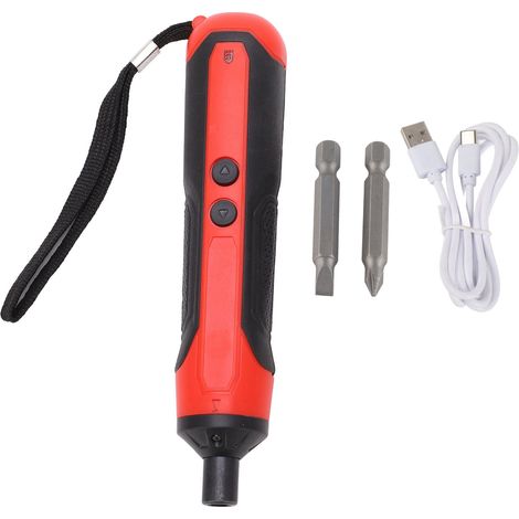 Tournevis électrique sans fil 150RPM avec rotation CW/CCW, tête magnétique et lumière LED pour travaux (1/5)