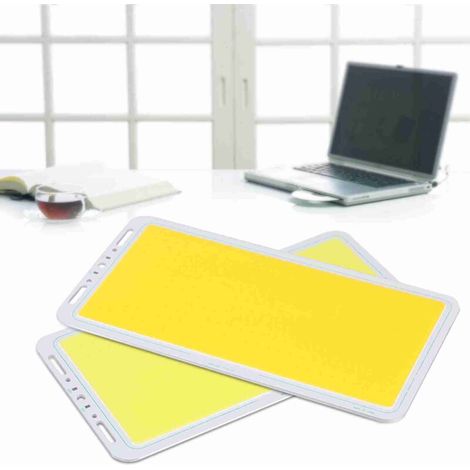Plafonnier LED COB 12V 70W 7000lm Rectangulaire Éclairage Doux et Uniforme Blanc (1/5)