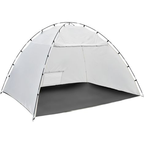 Mophorn Cabina de Pintura Portátil, Espacio de Trabajo 293 x 230 x 188 cm, Resistente al Agua, con Suelo Incorporado y Puerta Enrollable para Muebles como Armarios, Fabricada en Tela Oxford 210D