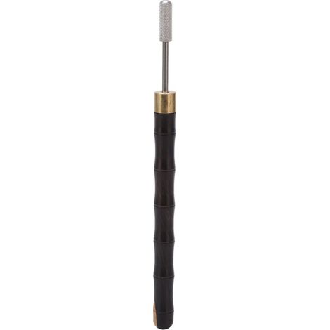Lederfarbstift, glänzend, rollbare Bambusform, Sandelholzgriff, Kantenwerkzeug für DIY-Lederarbeiten. (1/5)