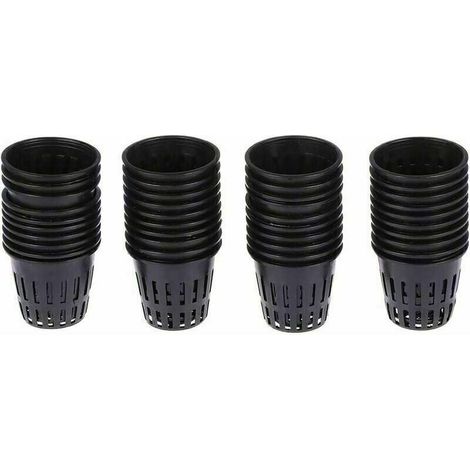 40 PCS 2 Pouces Net Pot pour Hydroponique Jardin Net Tasse Pots En Plastique Hydroponique Net Pot Seau Panier-Fei Yu (1/4)