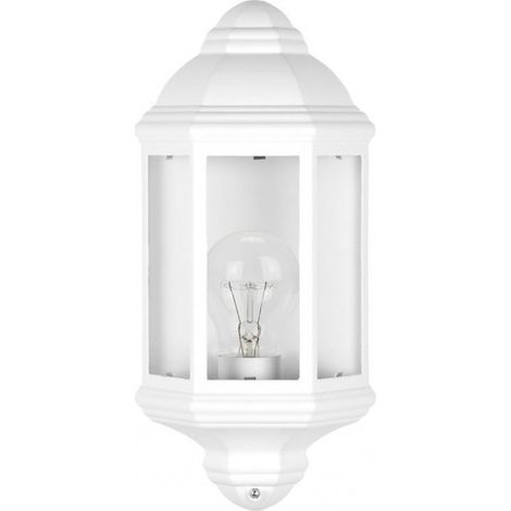 FAB 149961001  Shaula 1xe27 Applique da esterno in alluminio bianco Ip44 36,5x16,5x9,5 cm