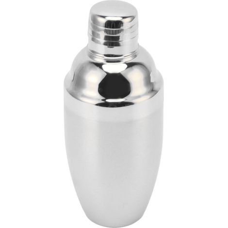 Shaker à cocktail en acier inoxydable inoxydable, gobelet mélangeur pour bar, boissons, thé au lait, argenté (1/5)