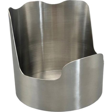 Estante para utensilios de encimera de cocina, soporte vertical de acero inoxidable para tapas de ollas y cucharas. (1/5)