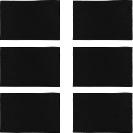 Lot de 6 sets de table effet cuir tressé, ICA (1/2)