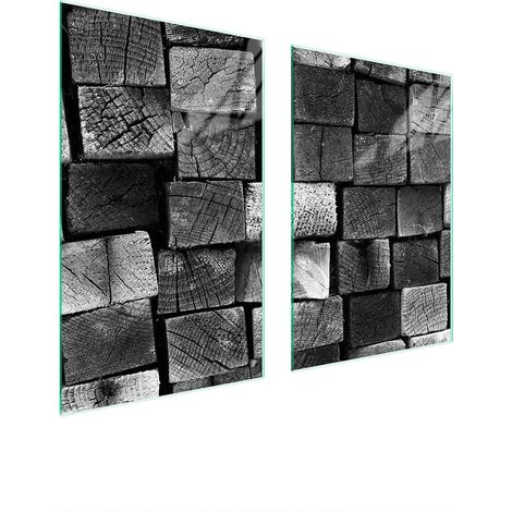 PIASTRA PROTETTIVA IN VETRO PER CUCINA 65x52 LEGNO (1/5)