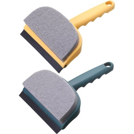2 Pièces Essuie-Glace Nettoyant Pour Le Bain Nettoyants Pour Sols Ménagers Éponge De Nettoyage De Vitres Double Face Nettoyant Pour Vitres Nettoyant Pour (1/5)