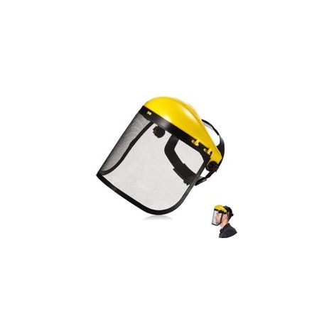 Visière de Visage, Tondeuse d'herbe de Jardin Casque de Protection Faciale Chapeau de Protection de Sécurité Protection des Yeux Visière de Couverture Faciale- (1/3)