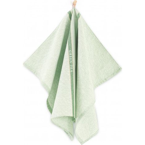 Paño de cocina 50x70 Zwoltex Hojas de té verde (1/2)