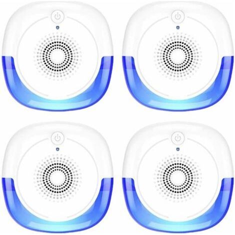ZOLGINAH Répulsif Ultrasons Insectes Haute Puissance 4 Pcs Anti Rongeurs Electrique Appareil Ultrason Anti Antiparasitaire Répulsif Moustique Cafards Mouches Souris (1/5)