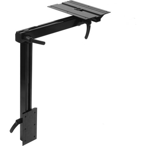 Pieds de table réglables noirs robustes amovibles rotation 360° surface oxydée légers pour camping-car yachts (1/5)