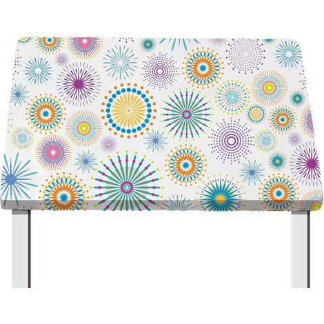 Elastische Tischdecke 76x122cm, wasserdicht, abwischbar, für Camping & Picknick