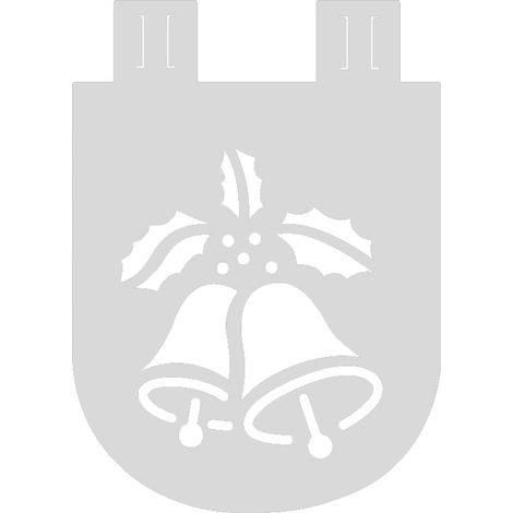 decorazioni natalizie a forma di campana