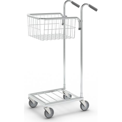 Kongamek, Petit chariot de manutention, 1 panier, force 35 kg