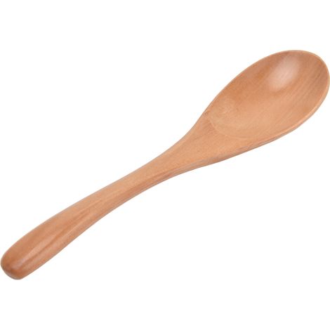 Mini cuillère en bois, 16 cm, excellente résistance à la chaleur, un allié précieux en cuisine.