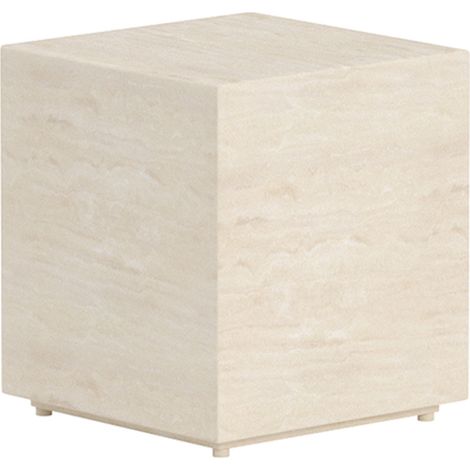 Table d'Appoint de Jardin Carrée "Lissabon" 45cm Beige (1/3)