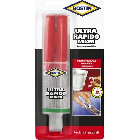 6 x BOSTIK ULTRA RAPIDO MIXER 24 ML BLISTER
