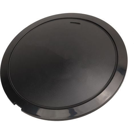 Cache-moyeu de roue 51884863, fond noir, police blanche, remplacement pour Fiat 500, 500C, 500L et 500X (à partir de 2007). (1/5)