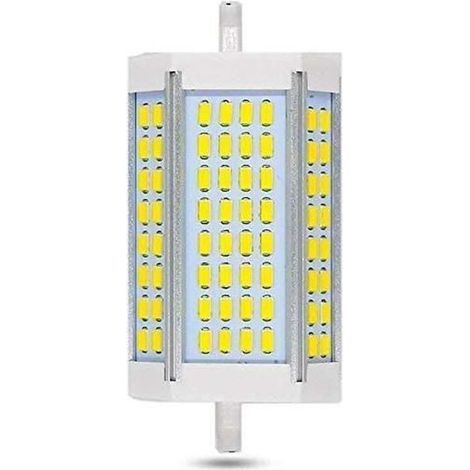 R7S LED 118mm 30W Dimmable, 3000LM, Blanc Froid 6000K, Équivalent Crayon Halogène R7S J118 200W 300W, 200 Degrés de Lumière, Lampe (1/4)