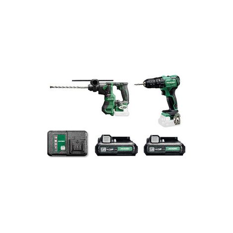 HIKOKI/HITACHI SET TRAPANO+TASSELLATORE KC12DH 12V