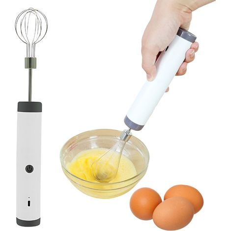 Batteur à œufs électrique USB - Batteur à œufs sans fil pour œufs et pâtisserieMGF (1/5)
