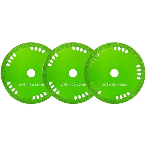 Schleifscheibe für Steinplatten, 7,5 cm (2,95 Zoll) Glastrennscheibe für Winkelschleifer (1/5)