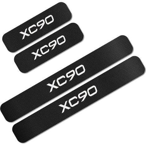 (Pour xC90) Lot de 4 autocollants de protection de seuil de porte pour Volvo XC90,XC60 T6,S60,XC40,V40,V60,V50,S40 AWD,V90 et S90 (1/3)